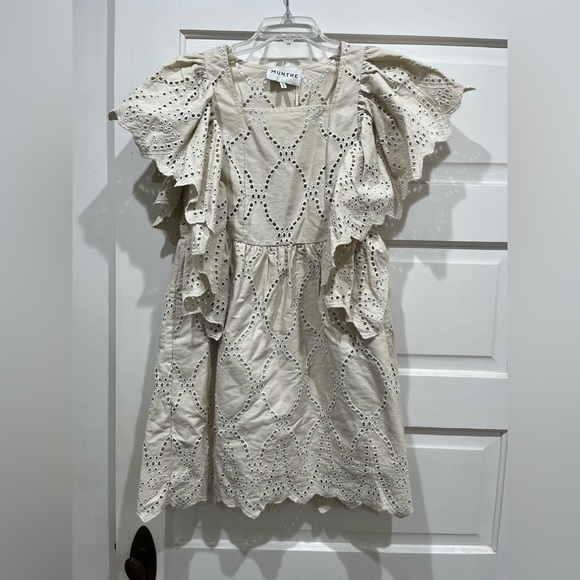 MUNTHE “Hico” dress in cream. Size 34. New without tags - Picture 4 of 10